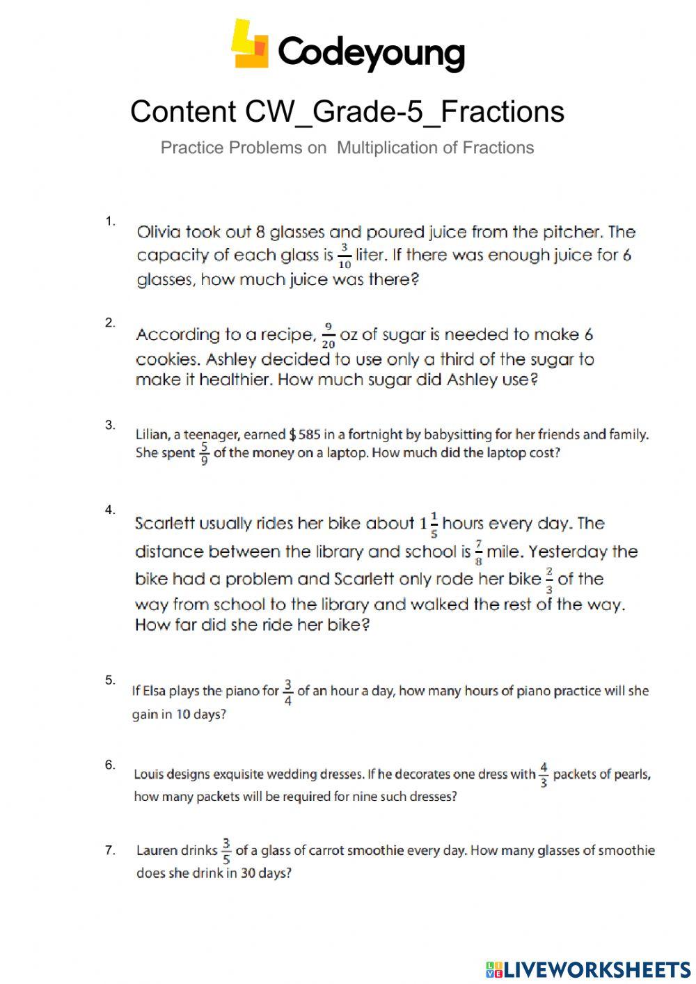 2243372 fractions word problems anushka batra