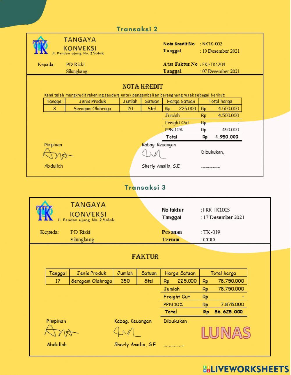 Entri Penjualan pada Myob Accounting Kel-3