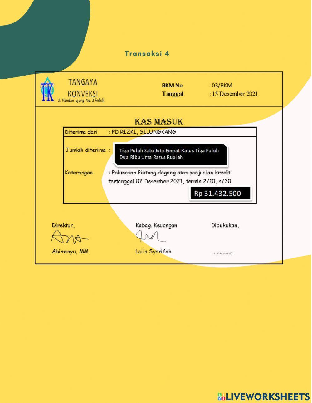 Entri Penjualan pada Myob Accounting Kel-3