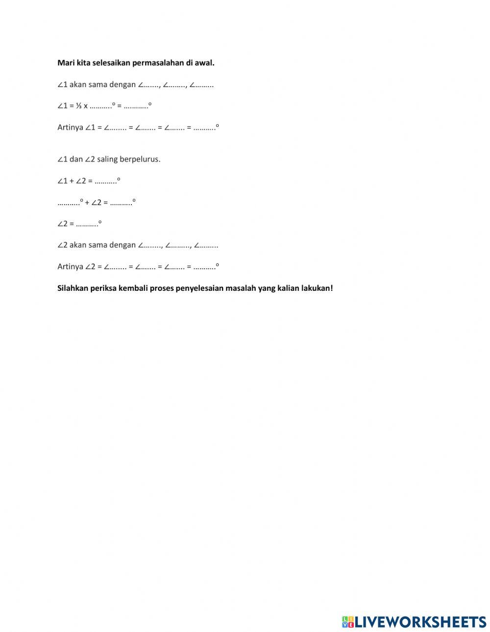 Bahan Ajar Hubungan Sudut