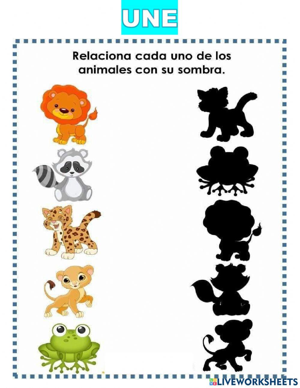 Sombras de animales