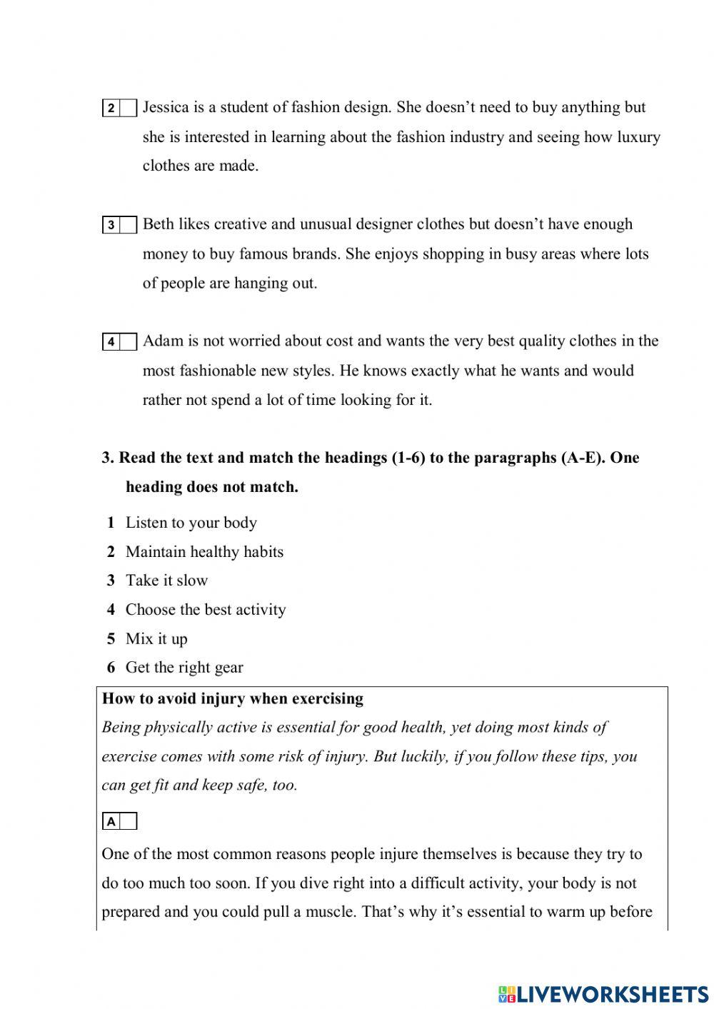 Reading Comprehension