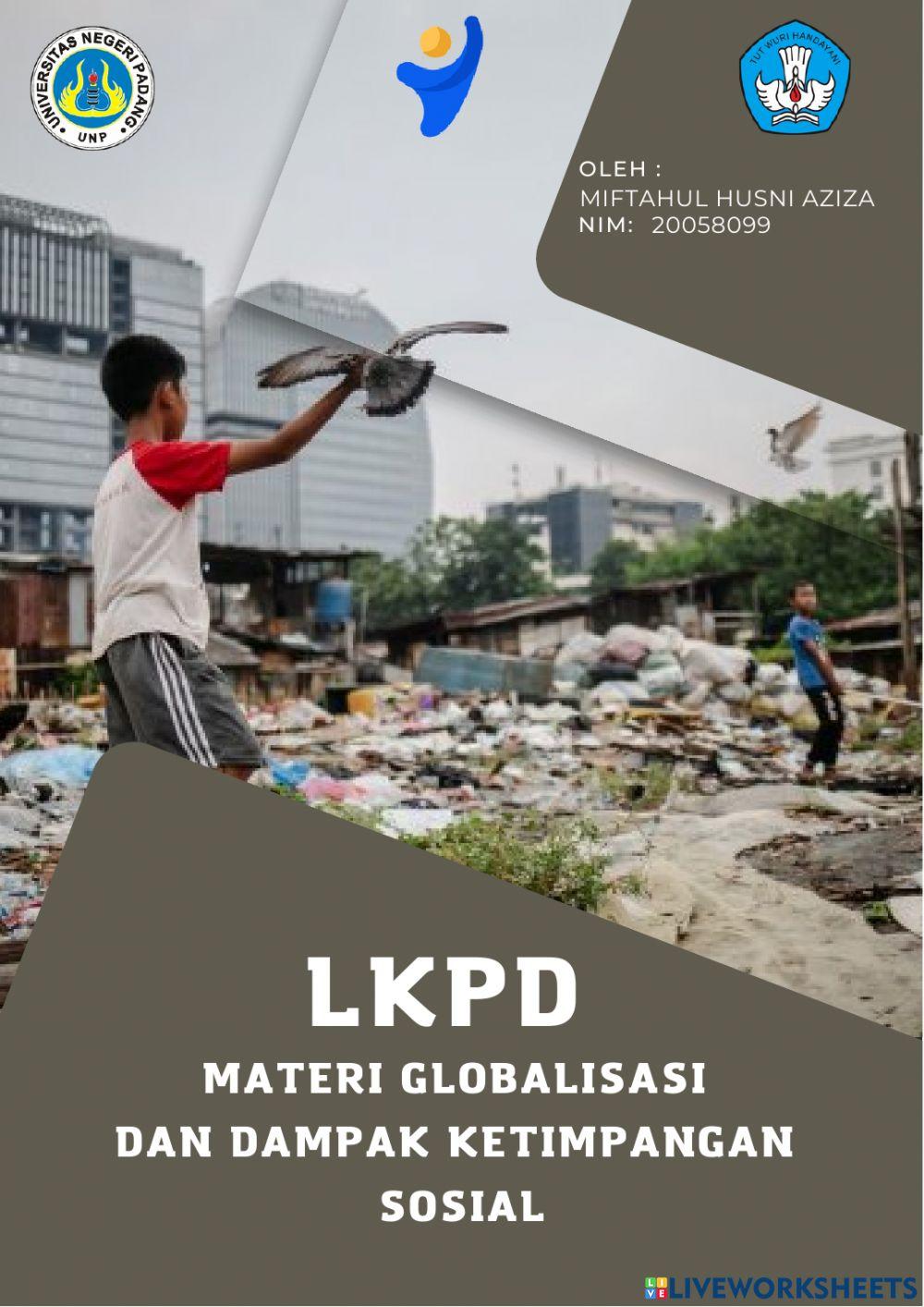 Lkpd Soisologi Kelas 12 Tentang Globalisasi dan Dampak Ketimpangan Sosial