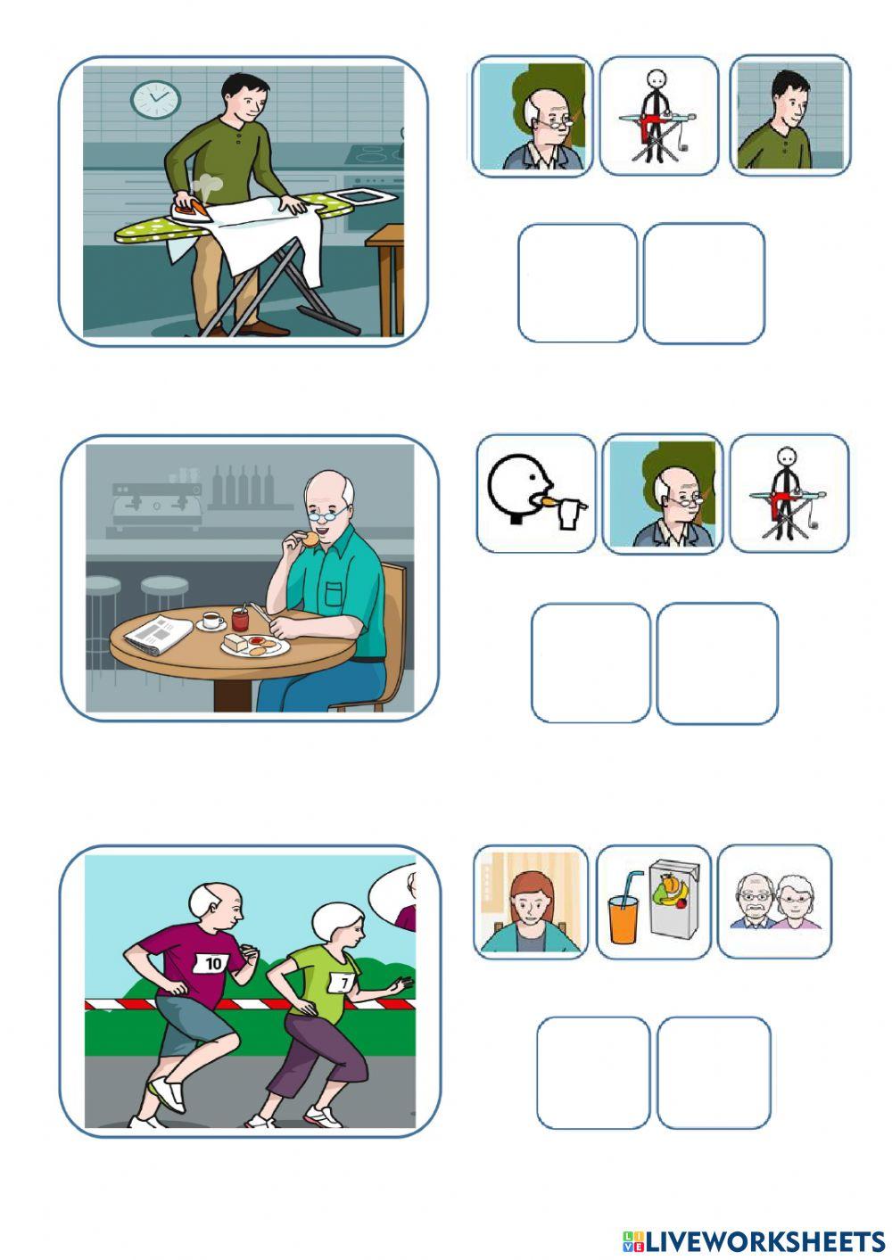 Crear oraciones y contar las palabras