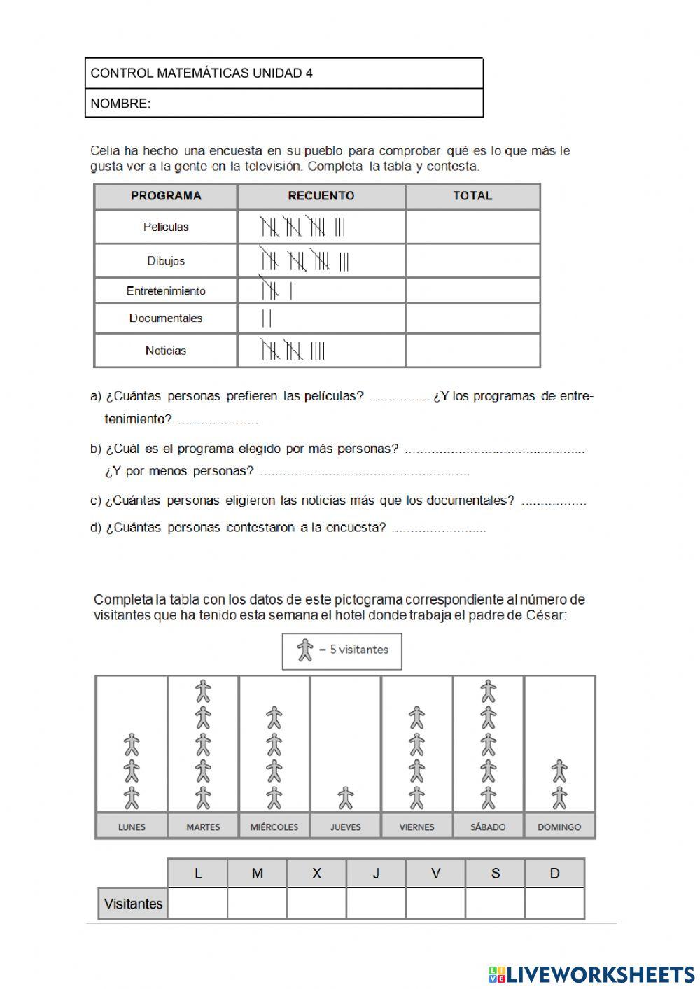 MATEMÁTICAS UNIDAD 4