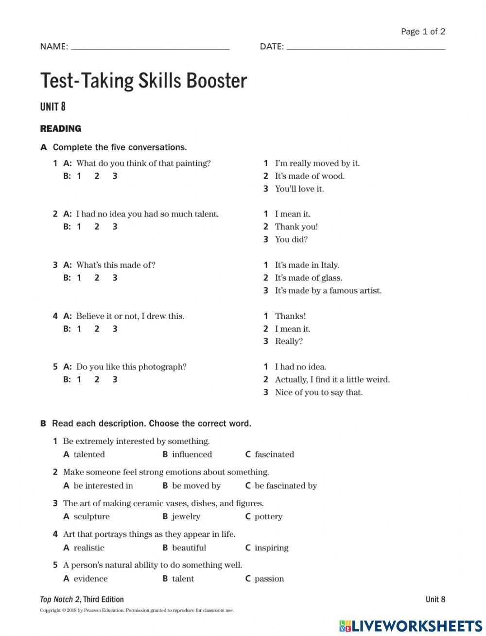 TN2 - Unit 8 - Review