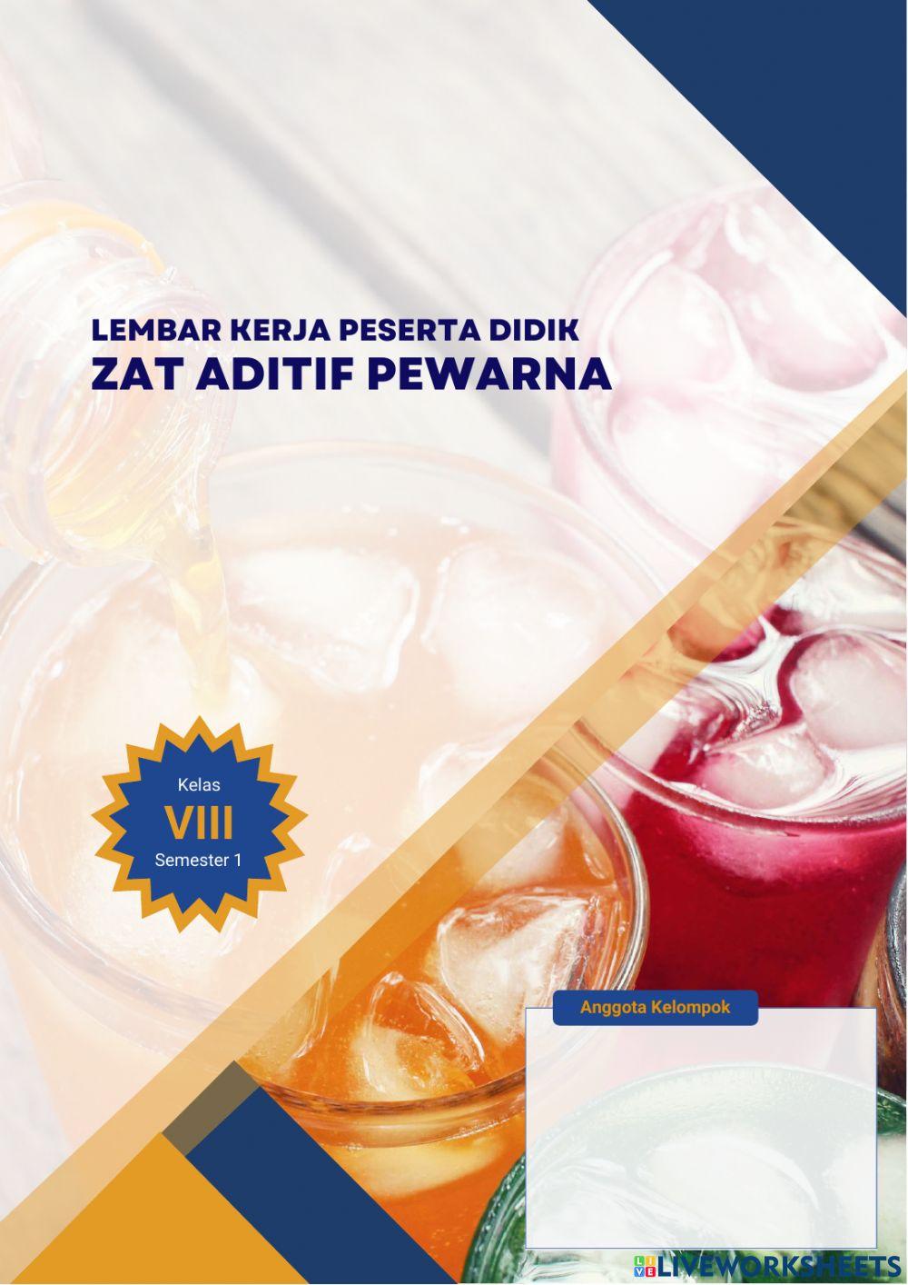Zat Aditif Pewarna