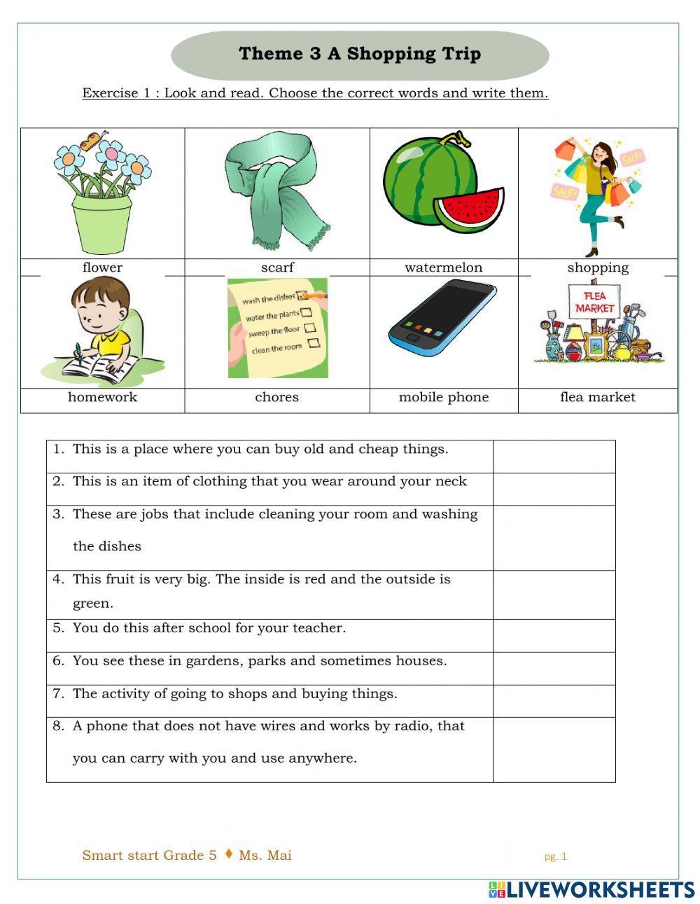 Smart start grade 5 theme 3