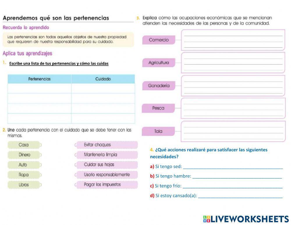 Cuidamos las pertenencias