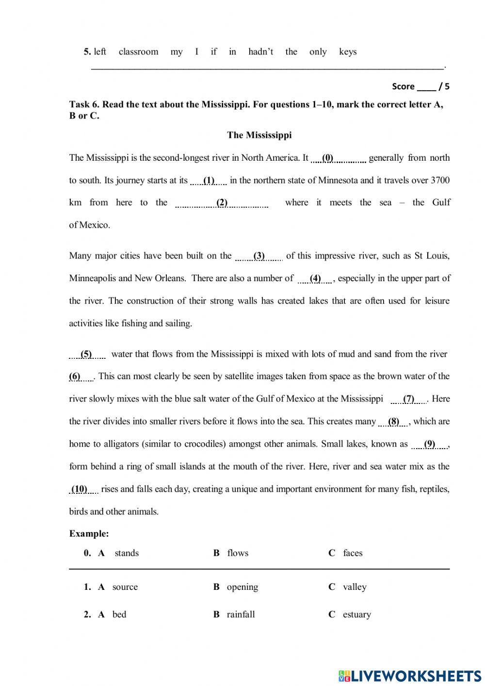 Global English End-of-Term Test