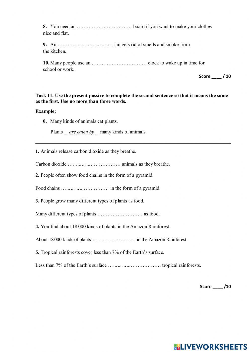 Global English End-of-Term Test