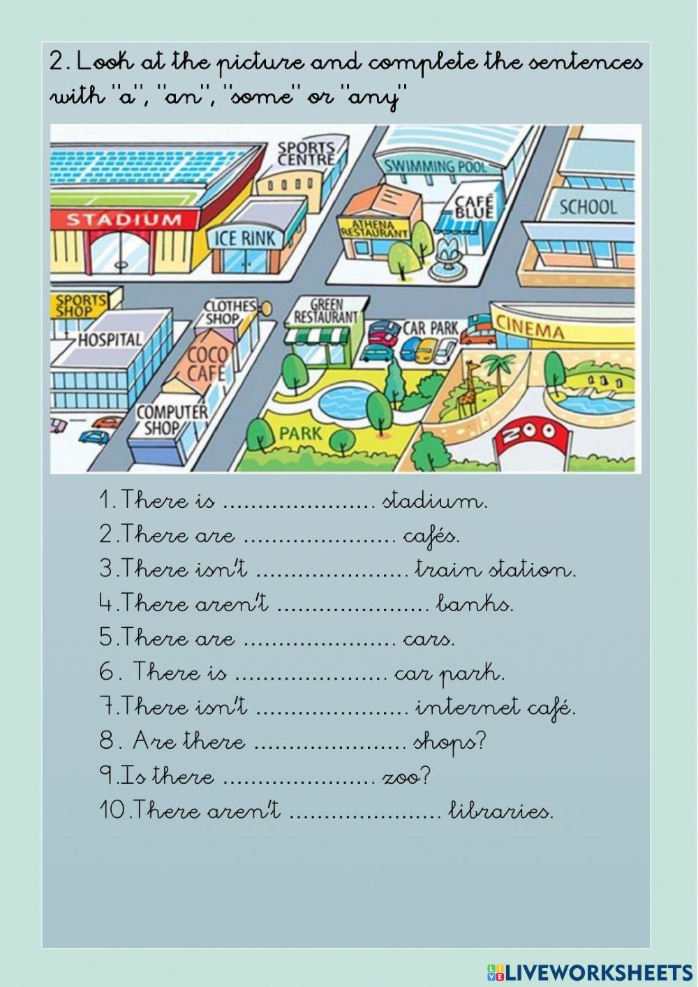 5th graders L'Areny there is there are