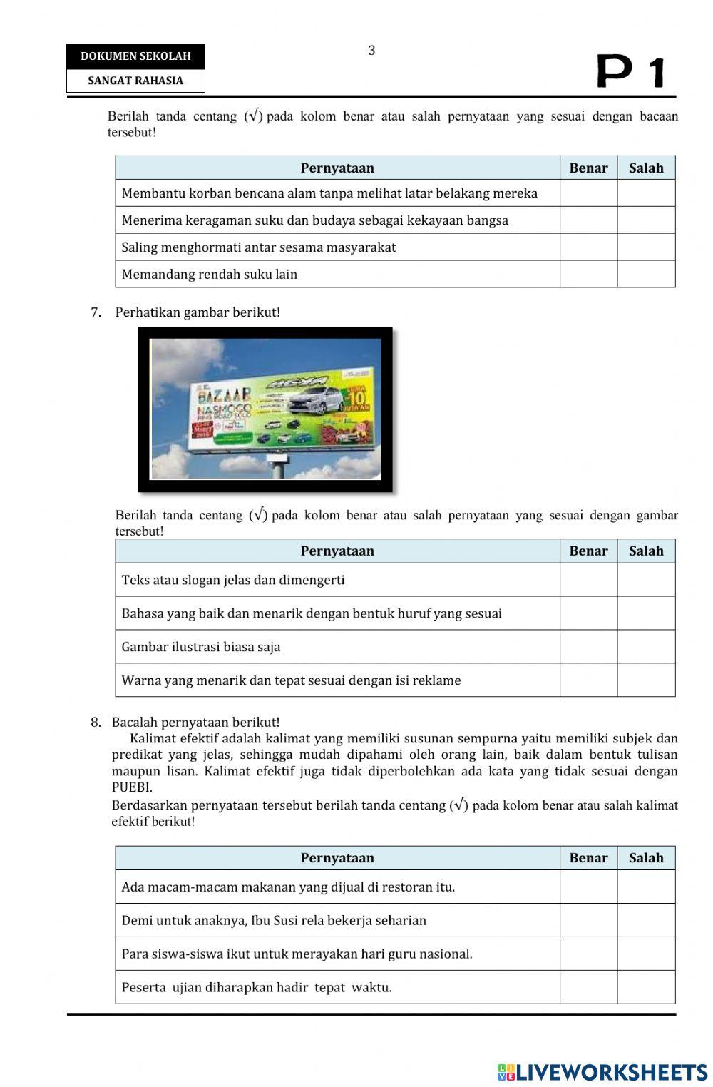 Soal PAS Tema 4 Kelas 6 OK