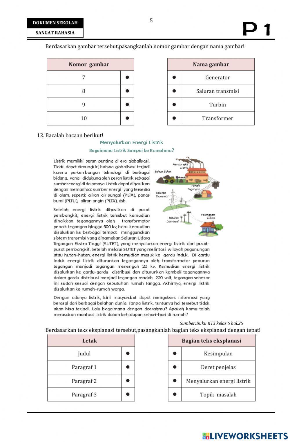 Soal PAS Tema 4 Kelas 6 OK