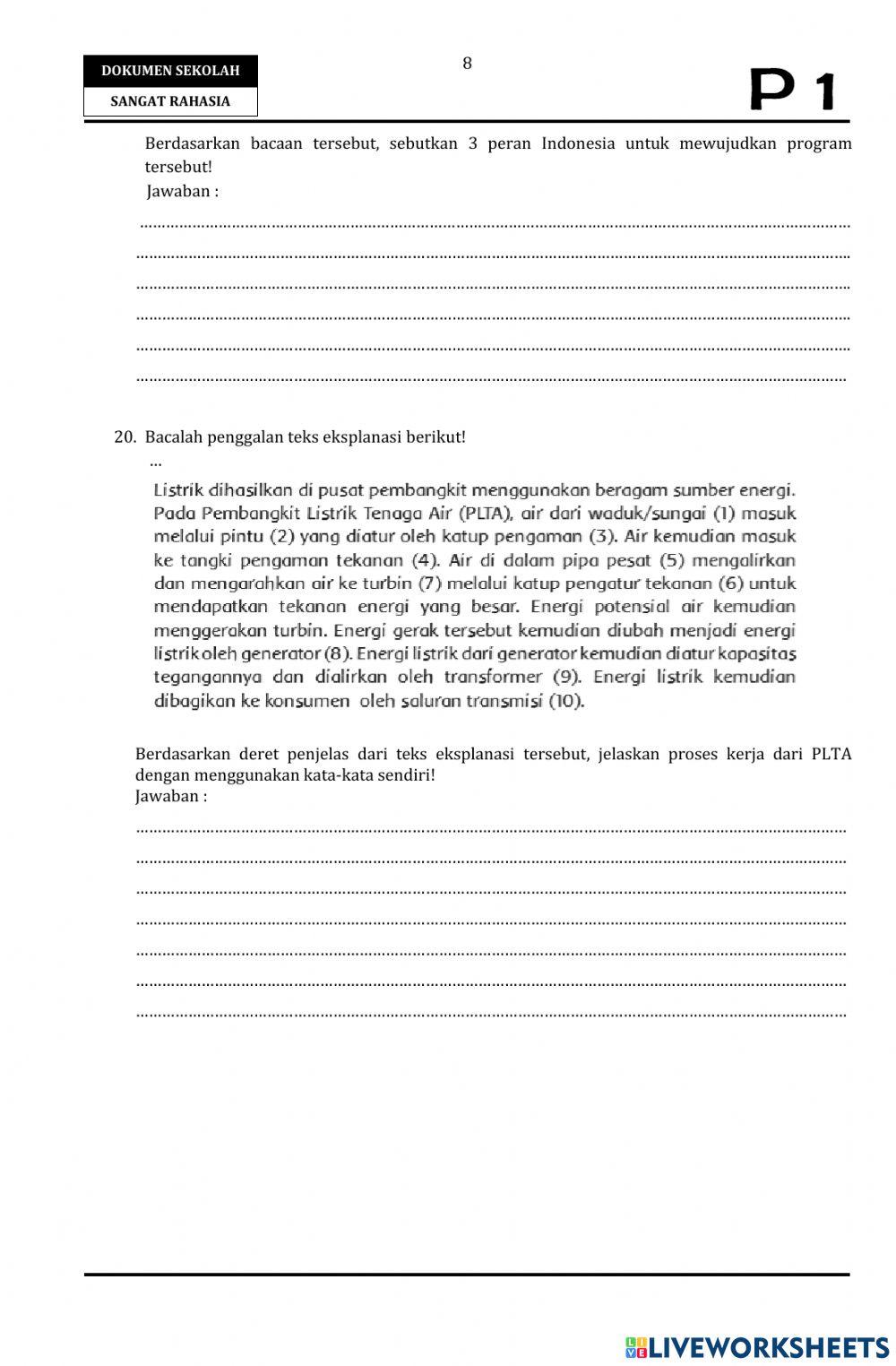 Soal PAS Tema 4 Kelas 6 OK