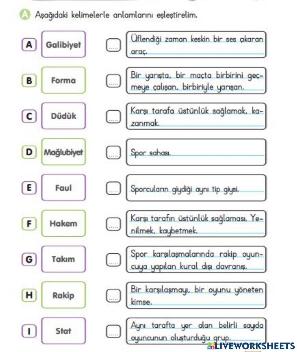 Keli̇me bi̇lgi̇si̇