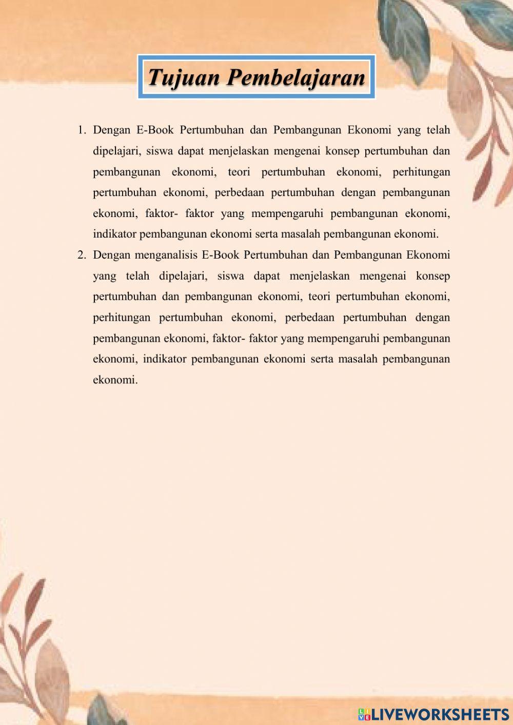 Lkpd pertumbuhan dan pembangunan ekonomi