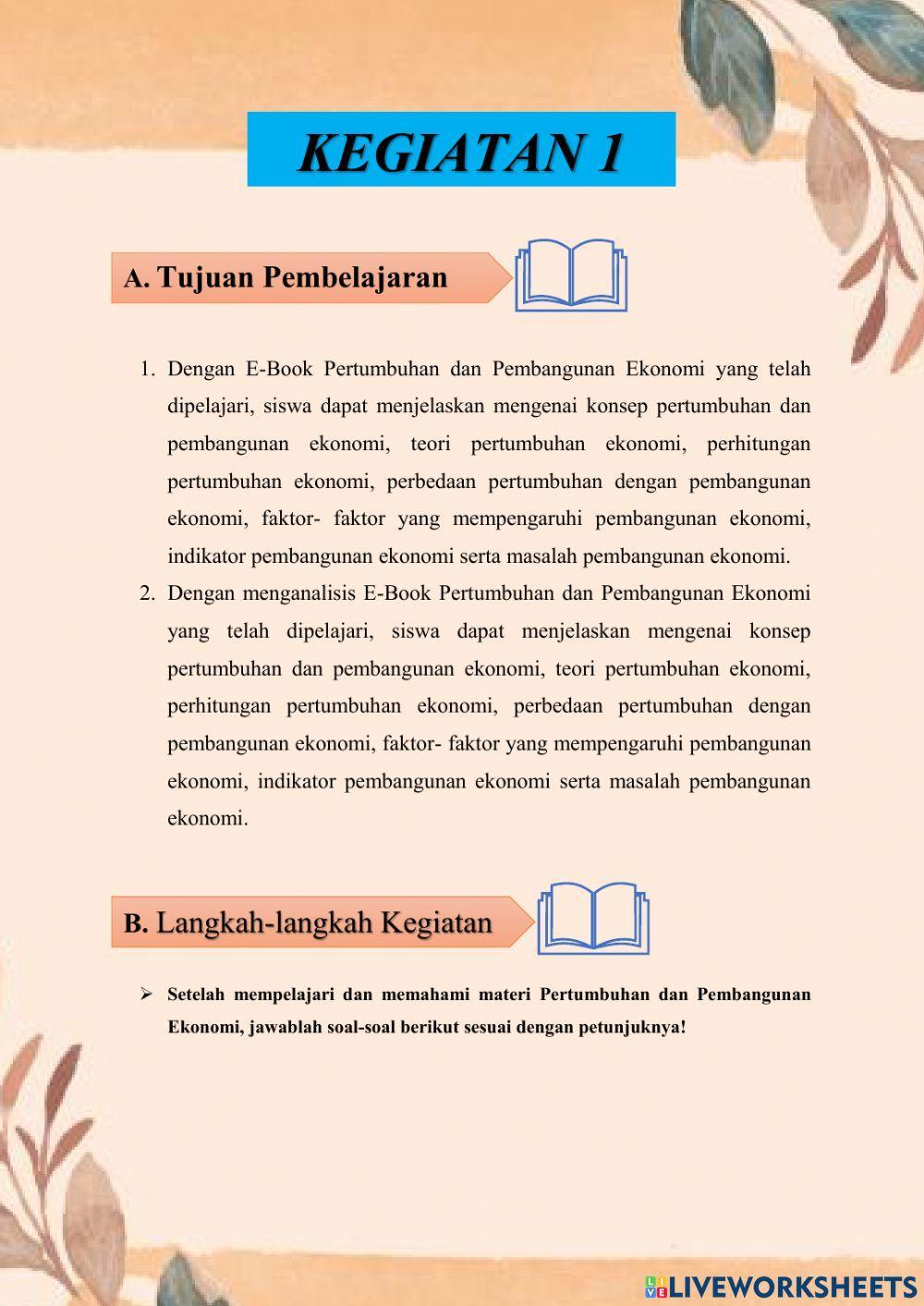 Lkpd pertumbuhan dan pembangunan ekonomi