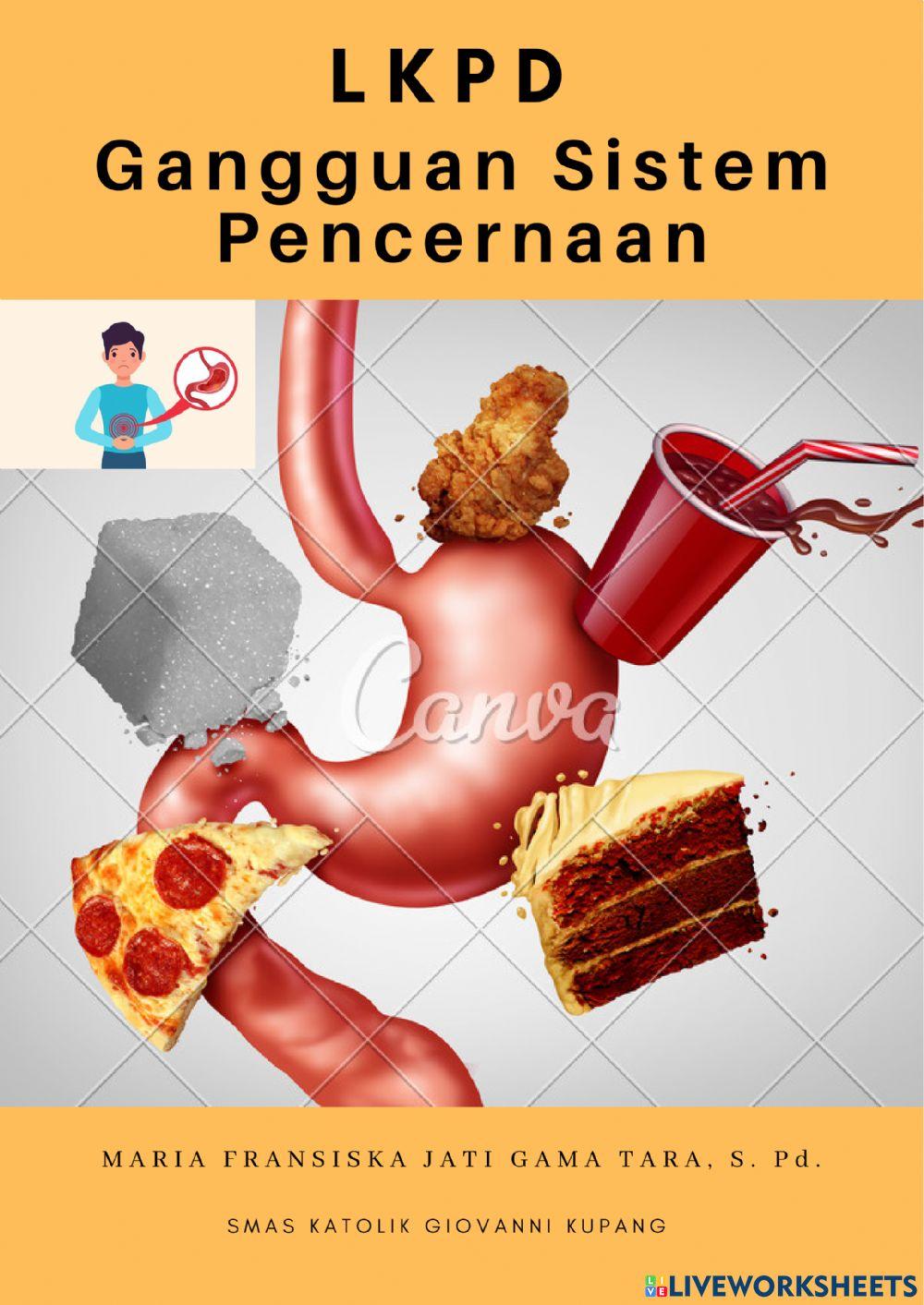 Lkpd gangguan sistem pencernaan