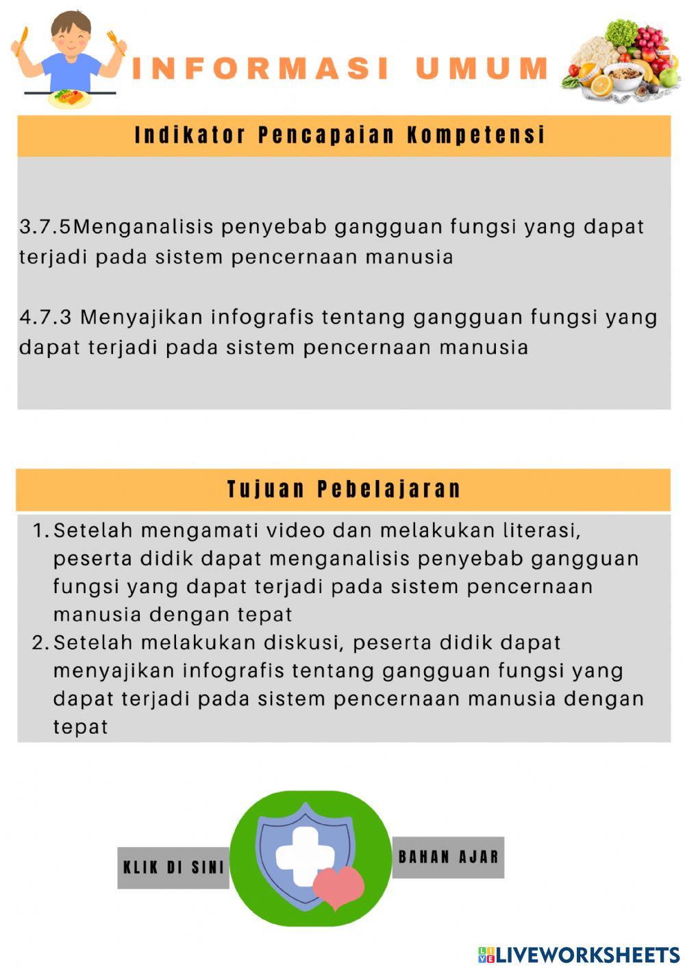 Lkpd gangguan sistem pencernaan