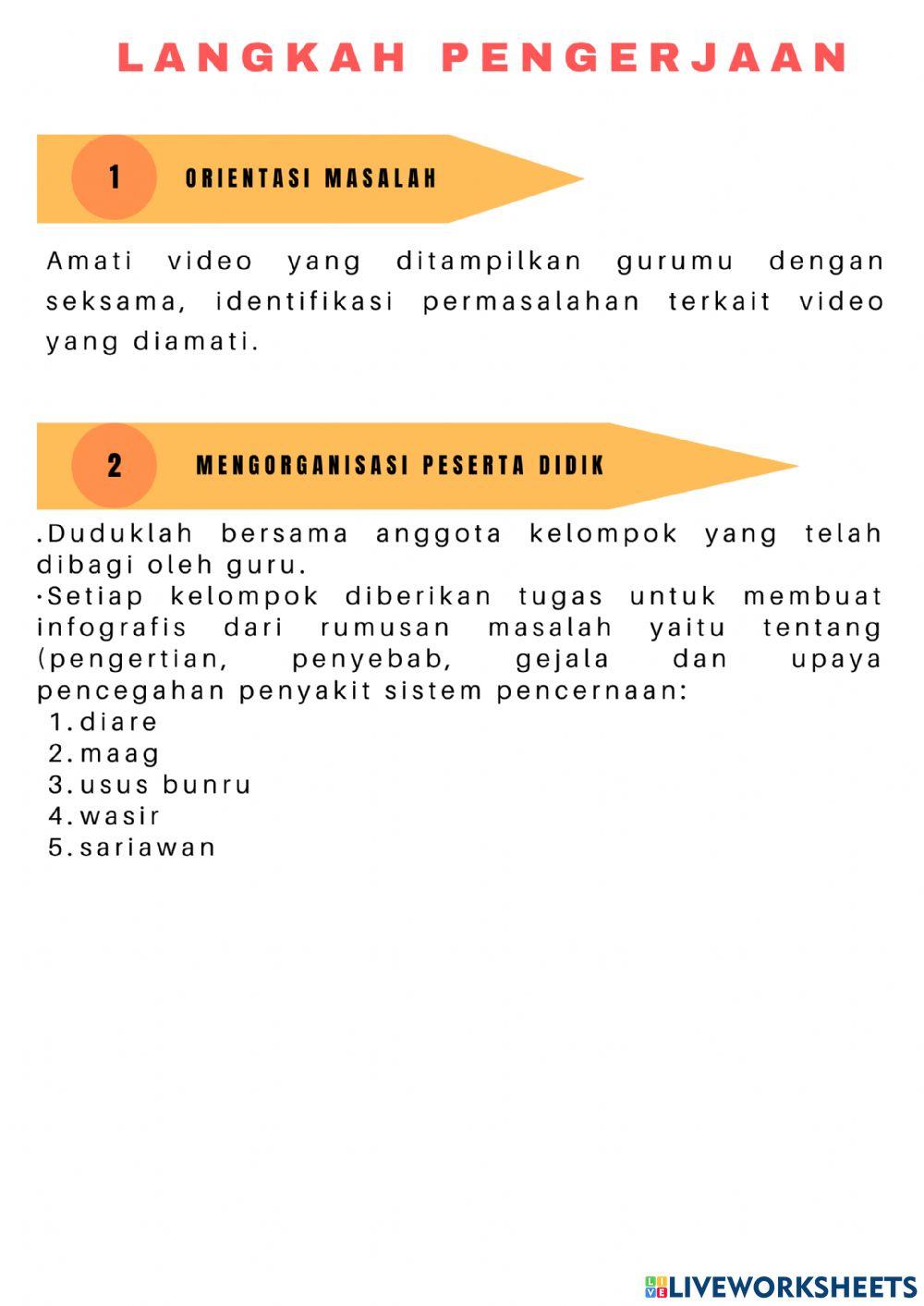 Lkpd gangguan sistem pencernaan