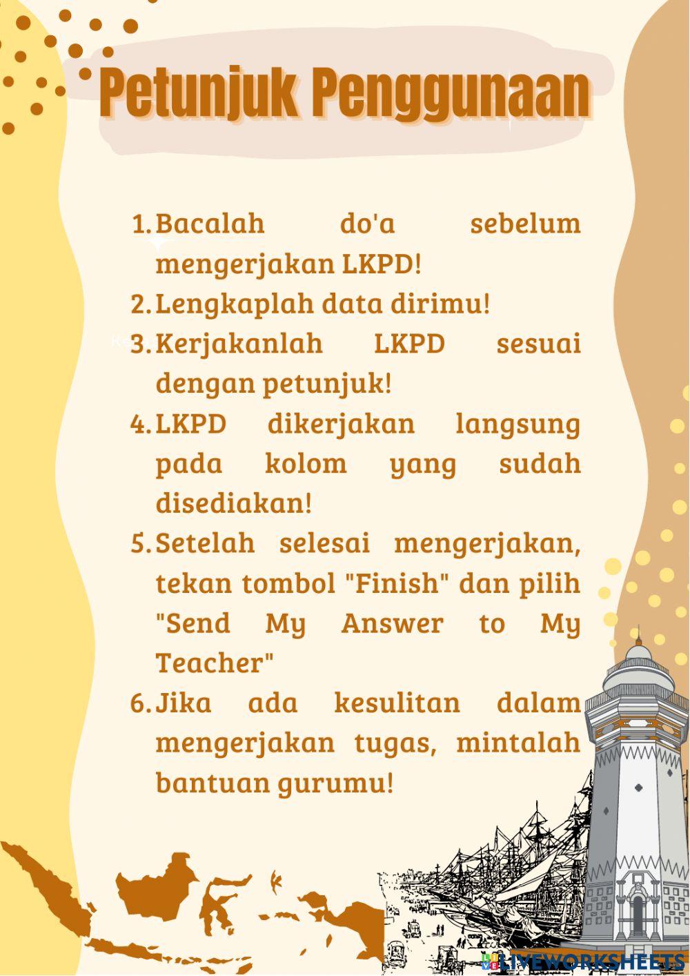 LKPD Peristiwa Kedatangan Bangsa Barat ke Indonesia