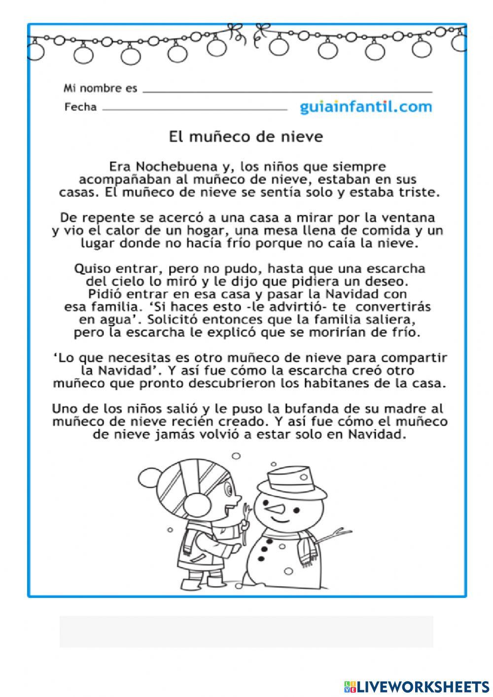 Cuento snowmen