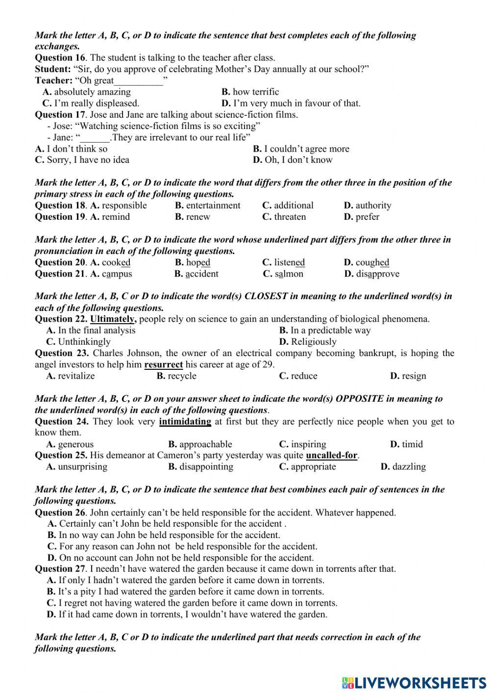 ĐỀ TN số 43-2022T