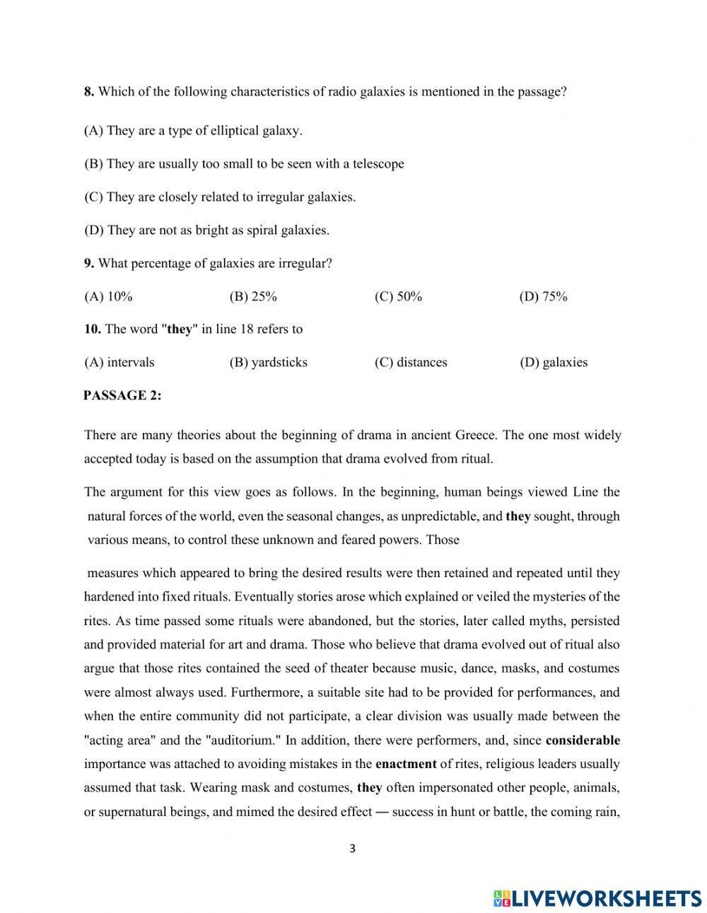Vstep reading final test