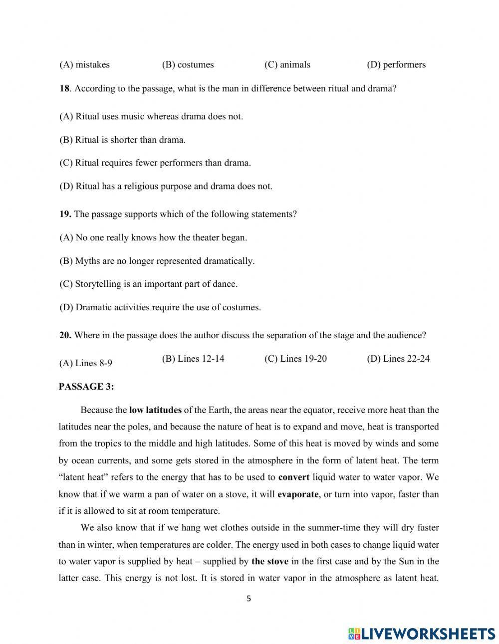 Vstep reading final test