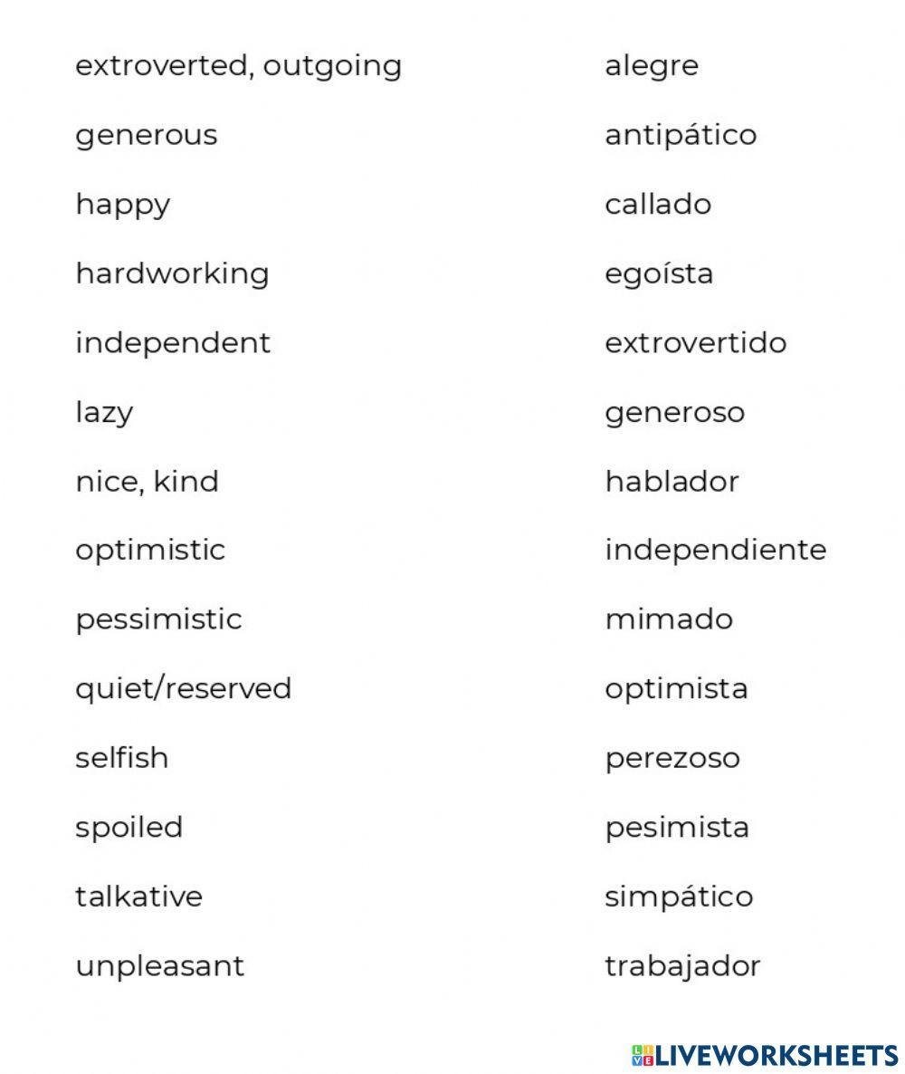 Vocabulario Para Describir Personas Worksheet Live Worksheets vocabulario-para-describir-personas-worksheet-live-worksheets