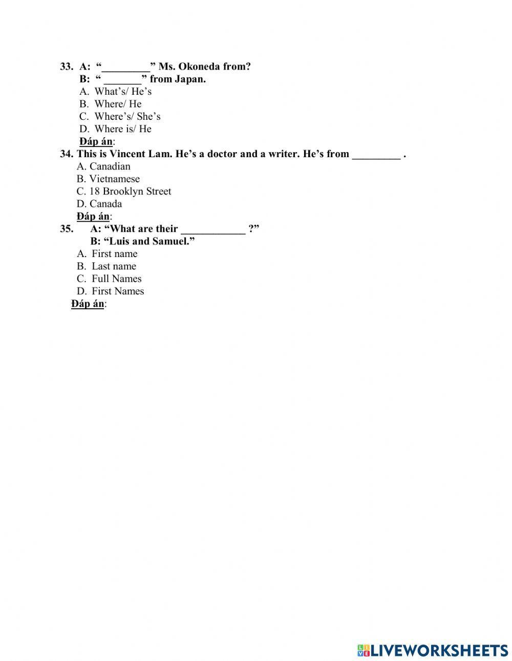 Unit 2 Top Notch Fundamental