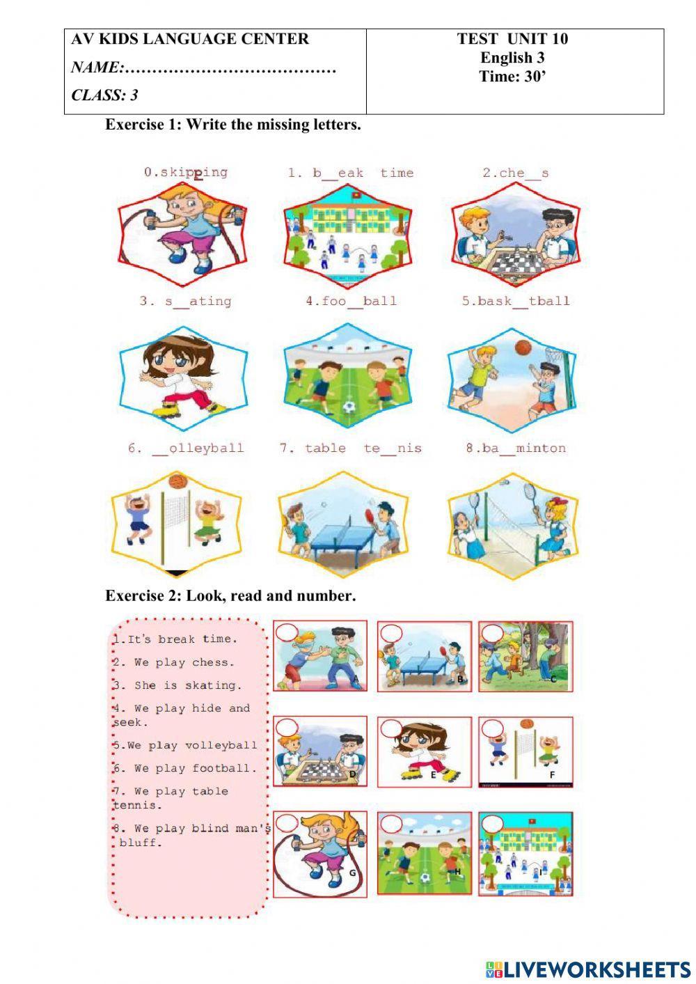 PBT Unit 10 (E3) Mrs.Thuy