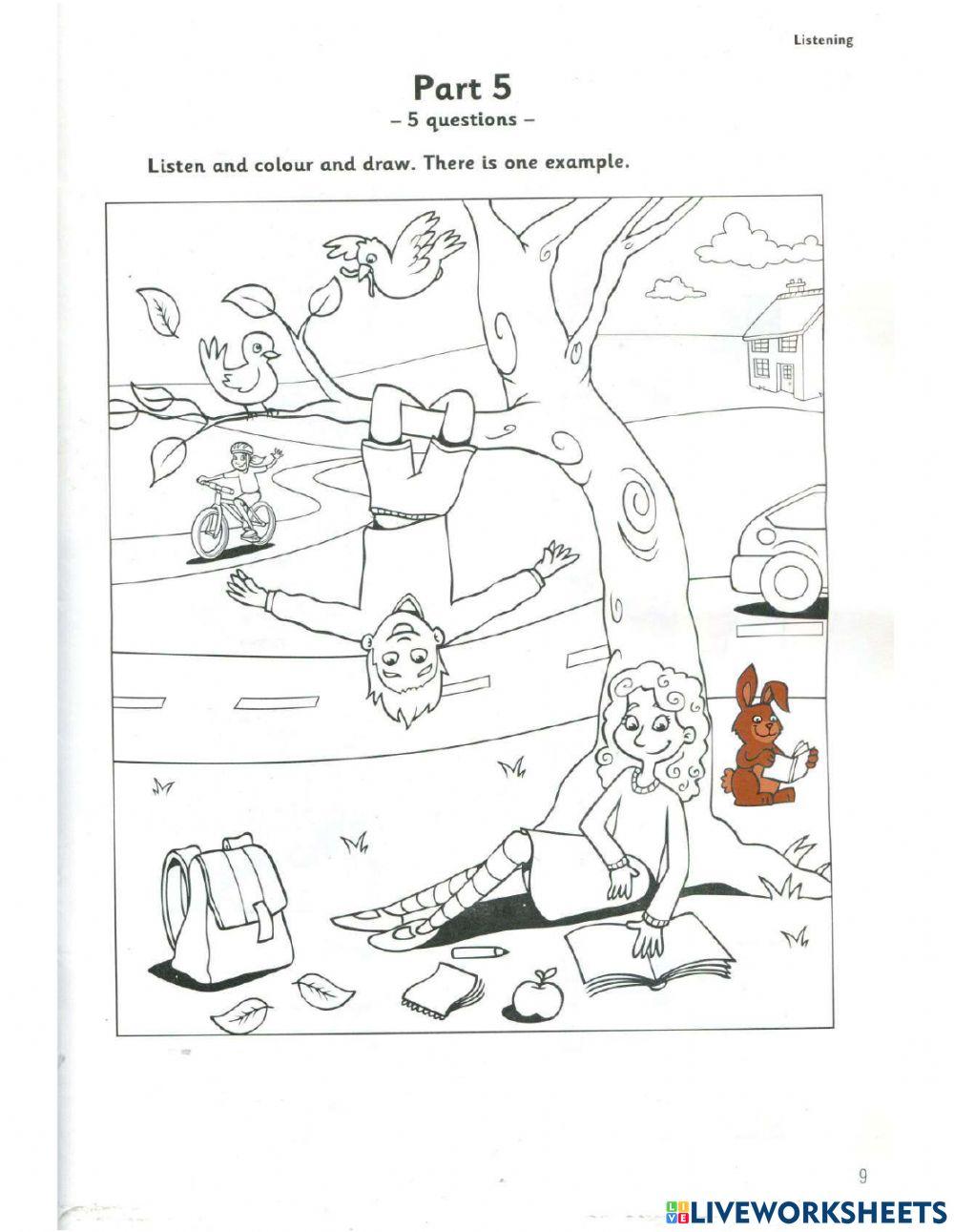 Movers 9- Test 1- Listening