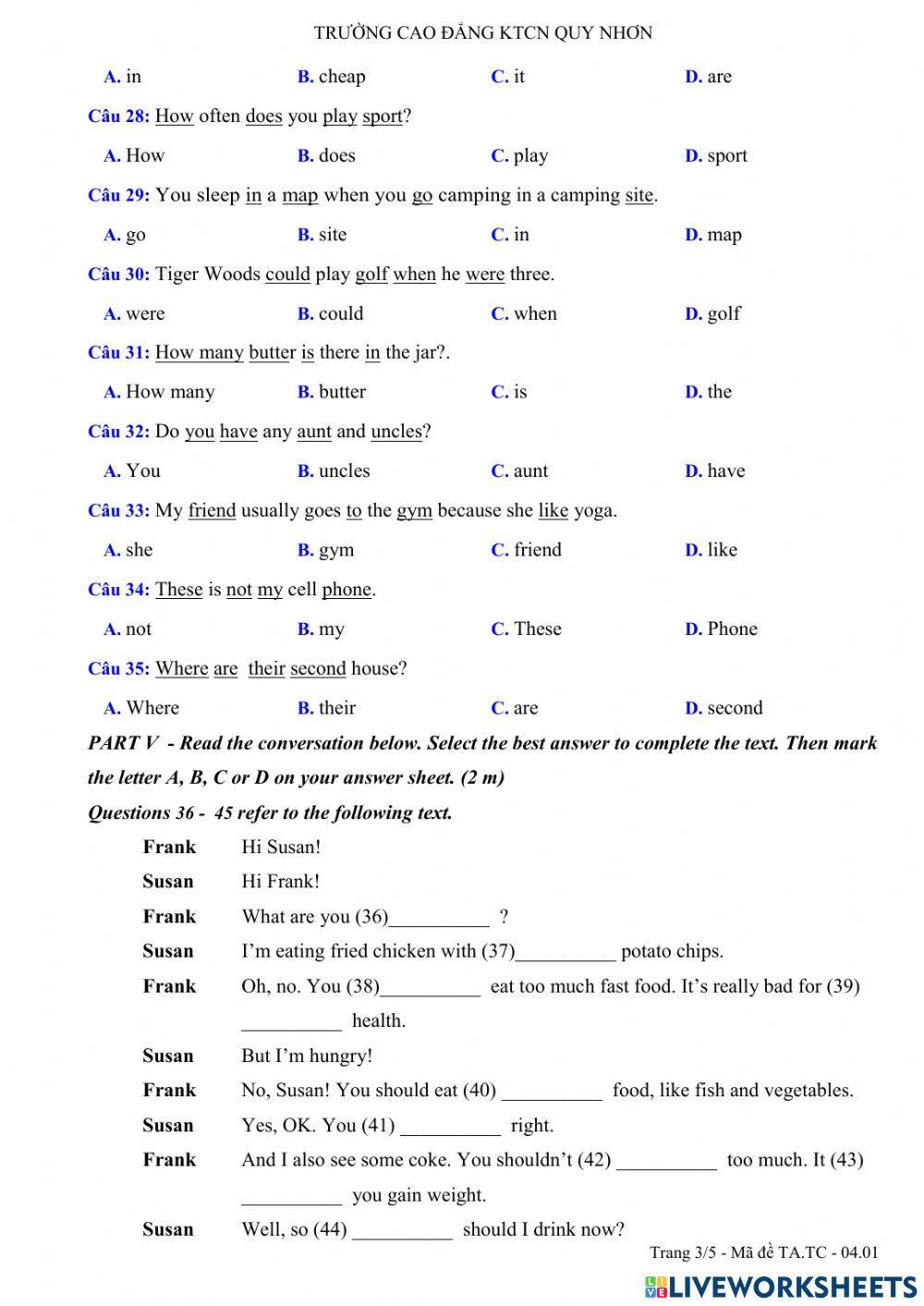Tck- test 4- cdktcn quy nhon