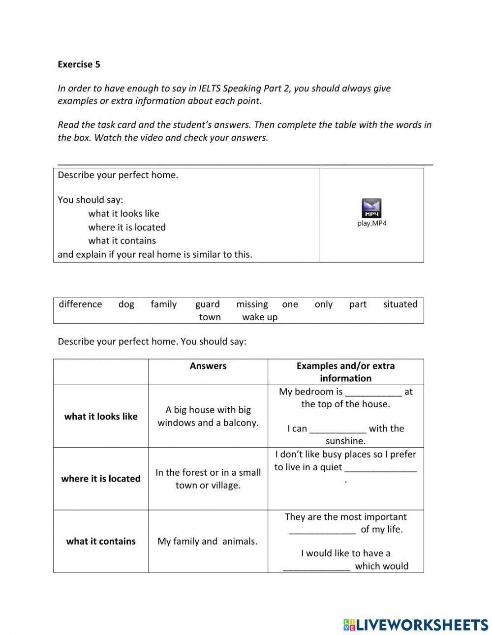 IE2, Unit 1, Speaking, Exercise 5