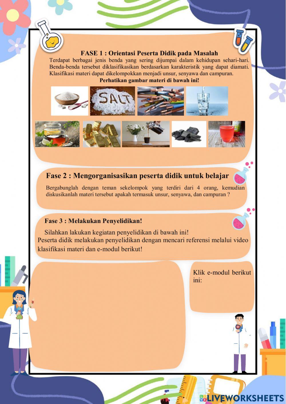 LKPD Klasifikasi Materi Fix