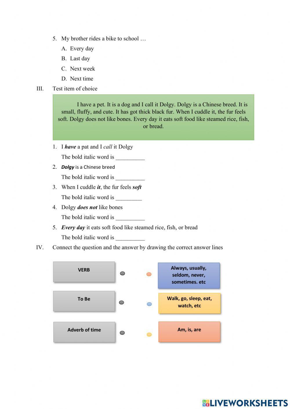 Simple Present Tense