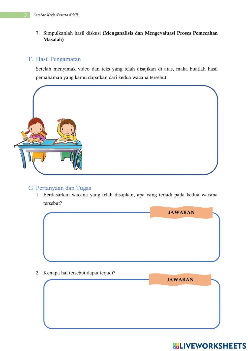 Lkpd klasifikasi mahkluk hidup