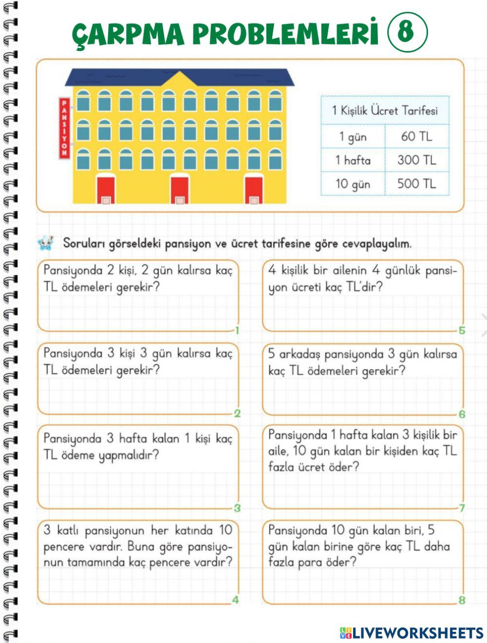 Çarpma Problemleri-8