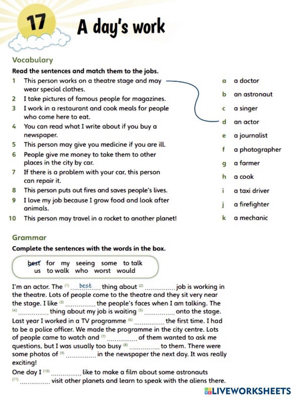 HW-U17-FFF: A day's work