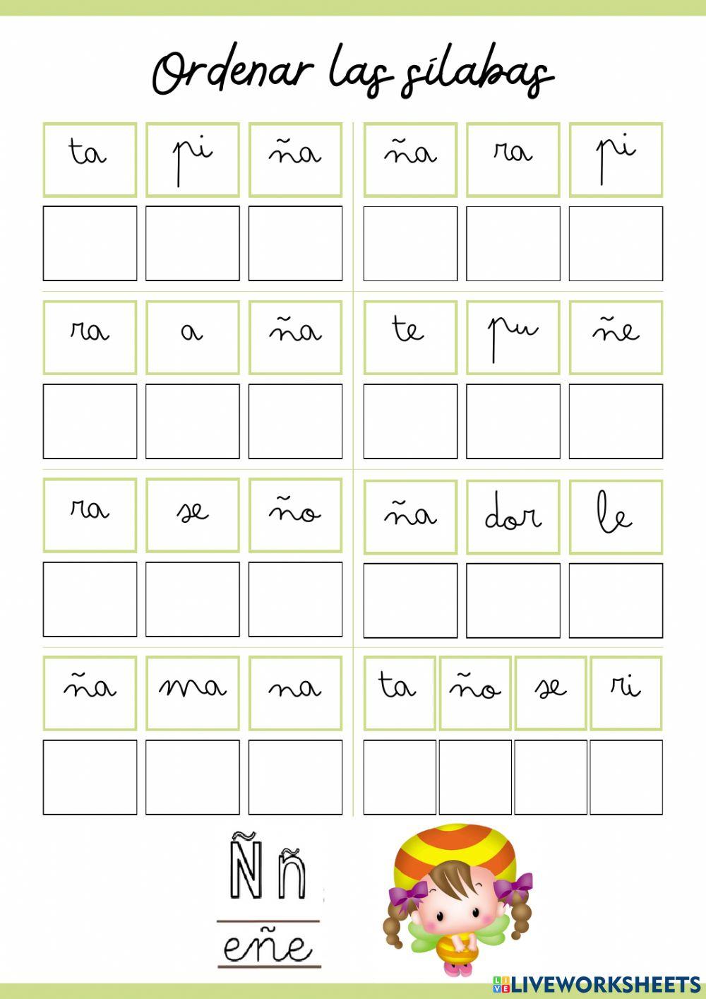 Letra Ñ - 5 años