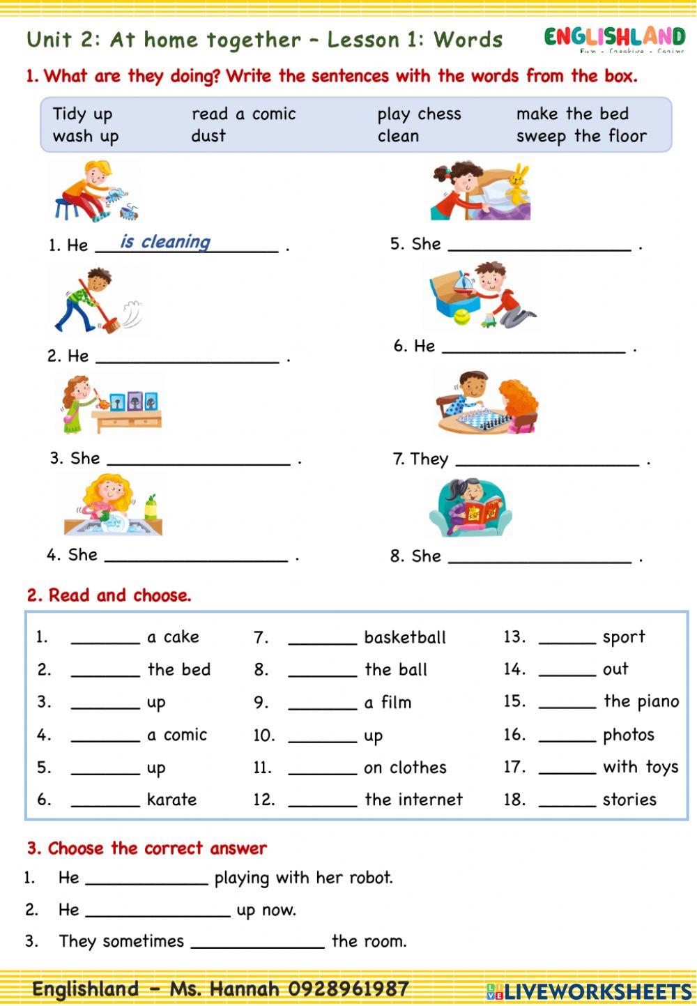 U2 L1 Vocabulary