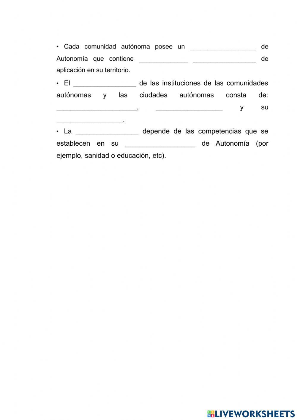 La división territorial de España