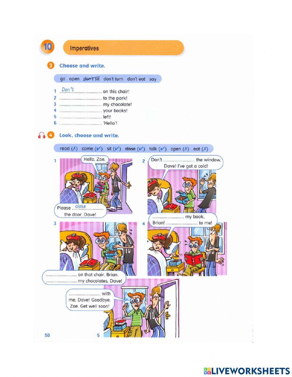 Idict 1 - Unit 10 - Lesson 8 - Grammar