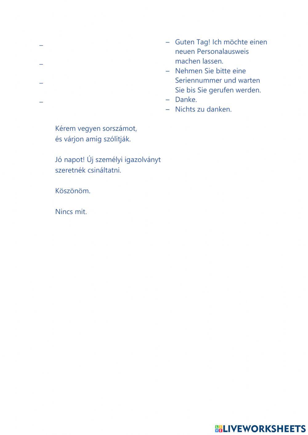 Alltägliche Gespräche Üben