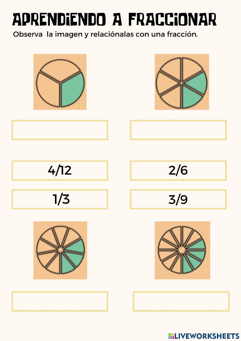 APRENDIENDO A FRACCIONAR
