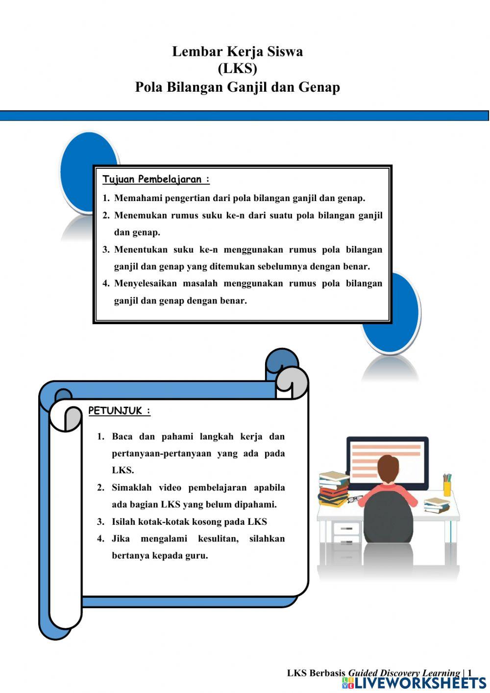 Pola Bilangan Ganjil dan Genap