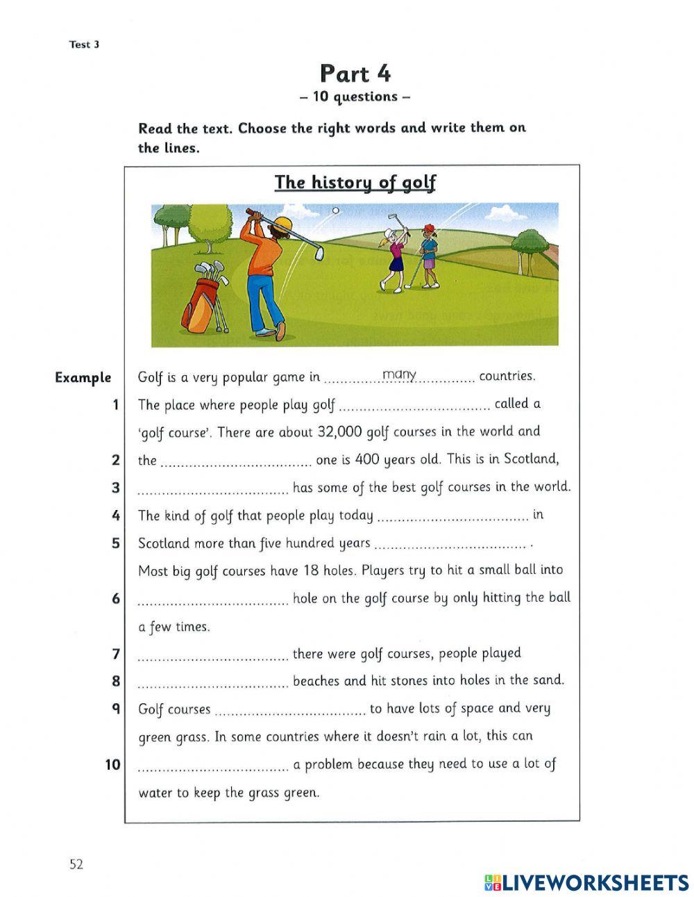 Test 3 flyers 4 reading