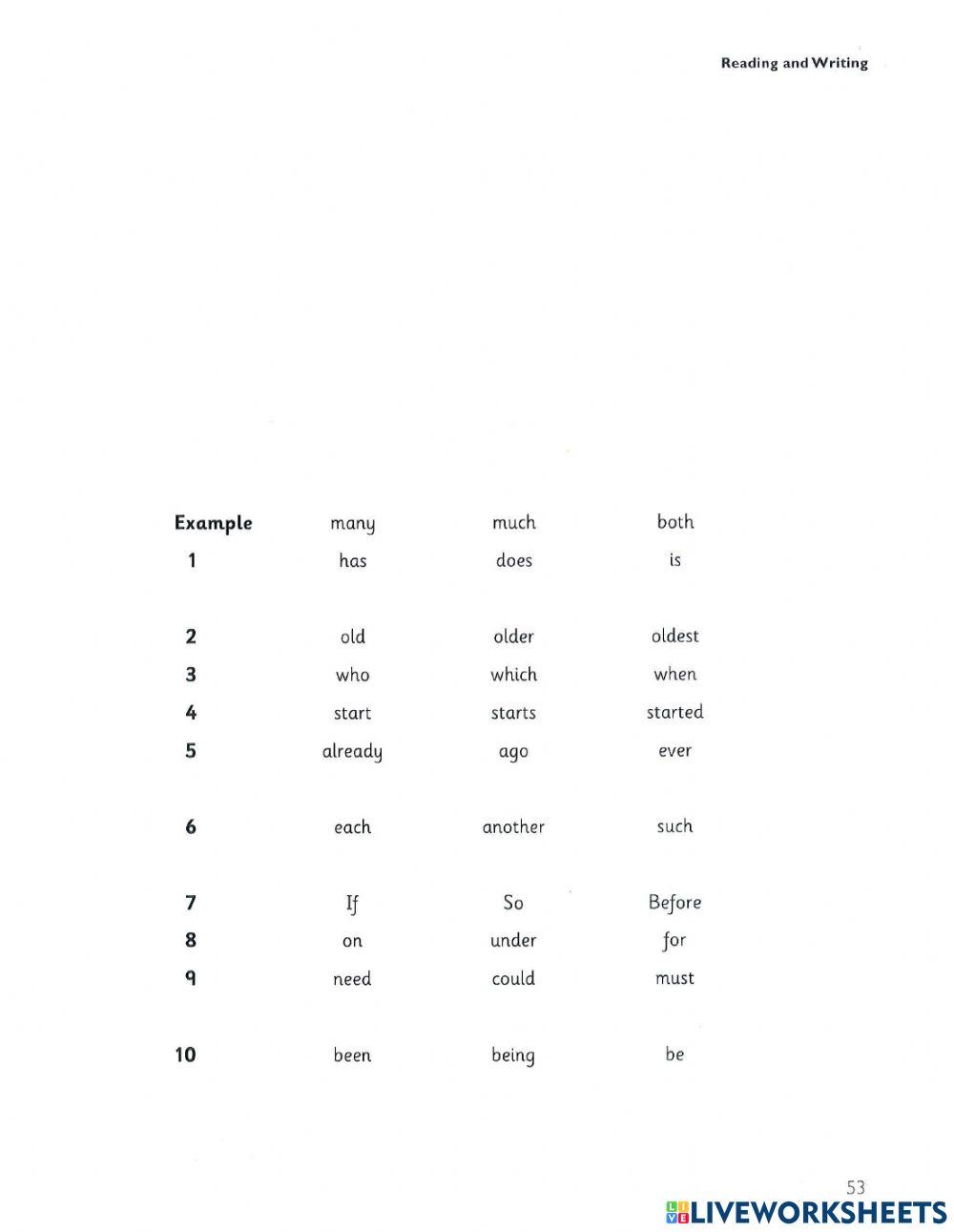 Test 3 flyers 4 reading